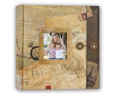 Zep ED57200R Eldorado Album Photo à 200 Pochettes Papier Laminé Jaune/Gris/Sable/Brun 13 x 19 cm