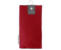 coton dintérieur housse de coussin 60x60 cm coton panama rouge/ardoise
