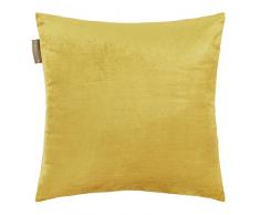 MADURA - Housse de Coussin CASTIGLIONE - Taille 40x40 cm - Couleur Jaune et blanc