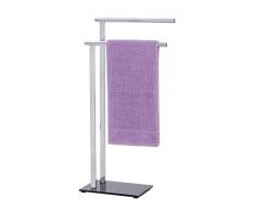 Wenko 22090100 Lava Porte-Serviette Acier Inoxydable Argent 42 x 81 x 20 cm