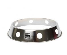 School of Wok Anneau de Wok en Acier Inoxydable 25Â cm