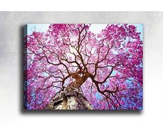 Bonamaison Peinture sur toile, multicolore, 70 x 100 cm - Conçu et fabriqué en Turquie