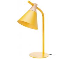 Umi. by Amazon table de chevet, forme conique, jaune, 53,34 cm