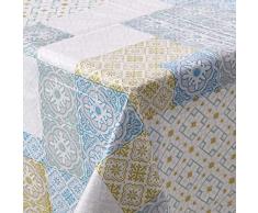 CALITEX Nappe Toile CirÃ©e, Bleu, 140 x 200 cm