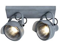 Lucide 05922/02/36 Spot Plafond, Acier, 70 W, Grey