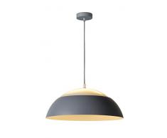 Lucide ELVERUM - Suspension - Ã 65 cm - LED - 1x39W 2700K - Gris