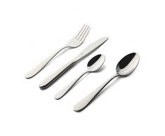 Windsor Fourchette/Couteau/cuillÃ¨re et cuillÃ¨re Ã cafÃ© en Acier Inoxydable pour Enfant Ensemble de Couverts, 4Â piÃ¨ces