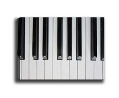 Bonamaison Peinture sur toile, multicolore, 40 x 60 cm - Conçu et fabriqué en Turquie