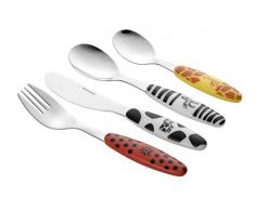 Esmeyer 199-351 Safari Couverts enfant Manche plastique Inox 18/0 4 pièces