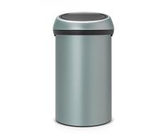 Brabantia 402449 Poubelle Touch Bin, 60 L - Menthe mÃ©tallique