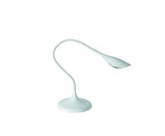 Alba LEDARUM BC Lampe de bureau Blanche ARUM, Acier, 3 W, Blanc, 18x18x49 cm