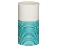 Sealskin Doppio Gobelet Accessoire pour Le Bain, Porcelaine, Aqua, 6.7 x 6.7 x 12.6 cm