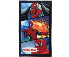 CTI - Marvel - Drap de Bain Spiderman Coton Bleu 120 x 70 cm