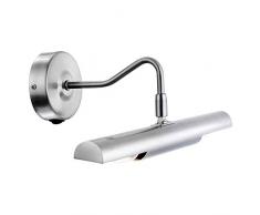 Applique nickel-mat, Wandleuchte nickel matt,lampe dimages, interrupteur LxLxH:365x210x130, excl. 2xE14 40W 230V