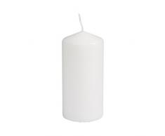 HOMEA 6BPC001JS Bougie ParfumÃ©e Cylindrique Paraffine Blanc 6,5 x 6,5 x 14 cm