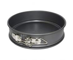 Patisse 2902 Moule à Manqué/Charnière Antiadhésif Acier Revêtu Gris Anthracite 16 cm