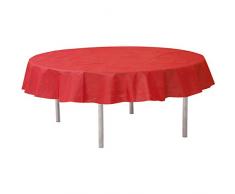 Santex 2964 Nappe Rond Uni Rouge