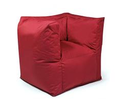 Outbag Valley Dextérieur Pouf, Rouge, 60 x 90 cm