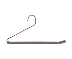 Mondex MON8865-00 Cintre Porte Pantalon Anti Glisse Une Barre en mÃ©tal et Mousse, Taupe