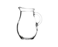 Pichet de table classique en verre pour boissons avec manche 250Â cc