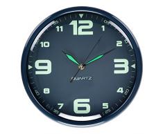 D.KO K.DO HO2803/2WEB Horloge phosphorescente, PP, Gris, 30,5 x 4,4 x 30,5 cm