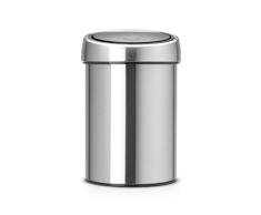 Brabantia 363986 Poubelle Touch Bin Seau IntÃ©rieur Plastique 3 L Matt Inox