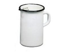KRÃGER 11101 Pichet Mesure 10 cm Blanc, Ãmail, 10x10x10 cm