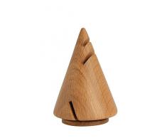 KWO Olbernhau Encens Allemand Fumeur Cone Oak Moderne - 14cm / 6 Pouces - Authentique Allemand Fumeurs Erzgebirge