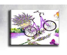 Bonamaison Peinture sur toile, multicolore, 40 x 60 cm - Conçu et fabriqué en Turquie