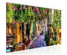 Tableau decoration murale Ville 200 x 80 cm - XXL Impression sur Toile Salon Appartment 5 Parties - prÃªt Ã accrocher - 607755a