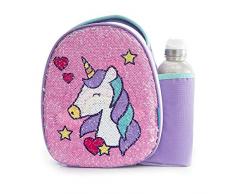 Smash Sac à déjeuner Isotherme et Gourde Lilas 8,5 x 26 x 25 cm