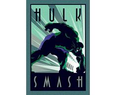 Empire Merchandising 669391 Marvel, Hulk, Deco Comic Poster imprimÃ©, Dimensions : 61 x 91,5 cm cm