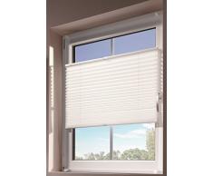 mydeco Store plissÃ©, Aluminium, Blanc, 75 x 130 cm