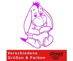 Sweet Eel Sticker Mural repositionnable Motif Hippocampe Rose 120 x 168 cm