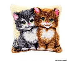 Kit coussin au point noué Des chats