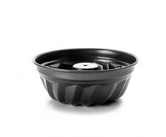 IBILI 821812 Mini Moule Ã Savarin Moka, Verre, Noir, 13 x 13 x 5 cm