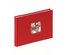 Walther FA-207-R Album Photo Fun Comprenant 40 Pages Blanches, Rouge 22 x 16 cm