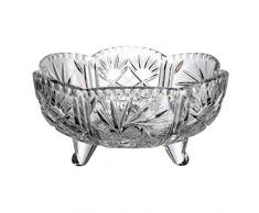 Verre de Bohême Centre de Table, Verre, 25 x 25 x 12 cm