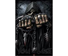 1art1 Gothique Poster - Spiral, Game Over, Grande Faucheuse (91 x 61 cm)