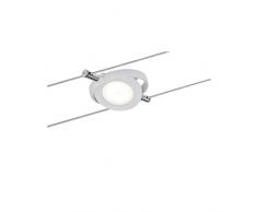 Paulmann 94088 Système de câbles CC LED Spot RoundMac 1x4W, Blanc mate, 12V CC, Plastique