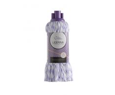 New Mop 513 Balai à Franges, Polyester, Blanc/Violet, 29 x 10 x 6 cm