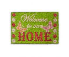 Relaxdays 10016790 Paillasson Vert 60 x 40 x 1,5 cm