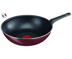 Tefal B3001902 Extra Brownie Wok 28 cm, Aluminium