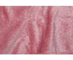 Kanguru Plaid Rose Paillettes Couverture en Polaire Douce, avec ÃlÃ©gantes Diamant, 100% Polyester, Rose, Taille Unique