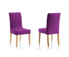 Martina Home Emilia Pack de Pochettes pour Chaise avec Dossier, Tissu 24x30x6 cm Cardinal