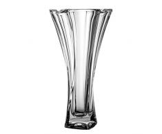 Crystelle aljulia Fléchettes Vase, Verre, 32 cm, 18 x 18 x 32 cm