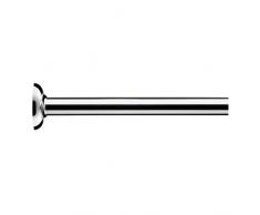 Croydex Barre de douche modulable 4 positions Profil circulaire