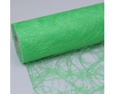 HKT Home Deco Sizoweb Chemin de table vert fluo â 20 cm â Rouleau 25 m â 64 141-R 200