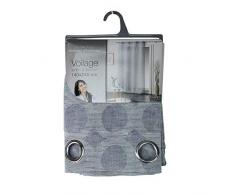 douceur dintÃ©rieur panneau a oeillets 140x240 cm voile sable soledad bleu