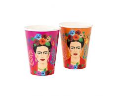 Talking Tables Boho Mix Tasse, papier, Multicolore, 12oz (12 Pack)